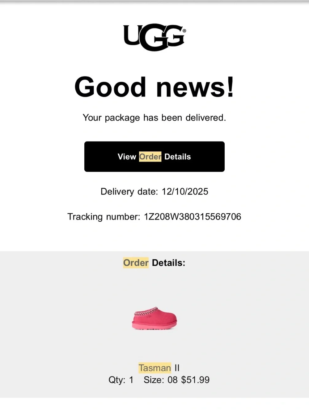 Toddler Tasman Ugg